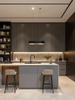 Sleek And Sophisticated Open - Concept Kitchen Cabinets
