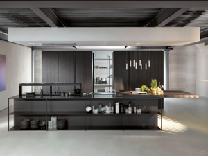 Sleek And Functional Open - Kitchen Island: The Epitome of Modern Design