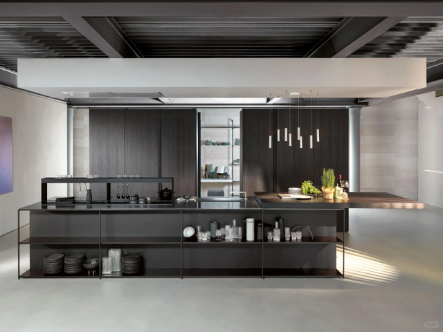 Sleek And Functional Open - Kitchen Island: The Epitome of Modern Design