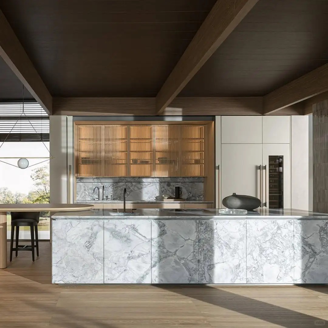 Exquisite Open - Concept Kitchen: A Fusion of Elegance And Practicality