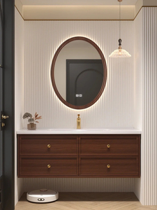 Plywood Bathroom Vanity with Mirror 