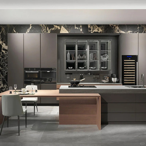 Luxurious Open - Plan Kitchen Cabinets: The Epitome of Elegance