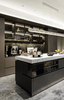 Sophisticated Open - Concept Kitchen: A Showcase of Modern Cabinetry And Island