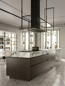 Elegant Open - Kitchen Island: A Blend of Luxury and Functionality
