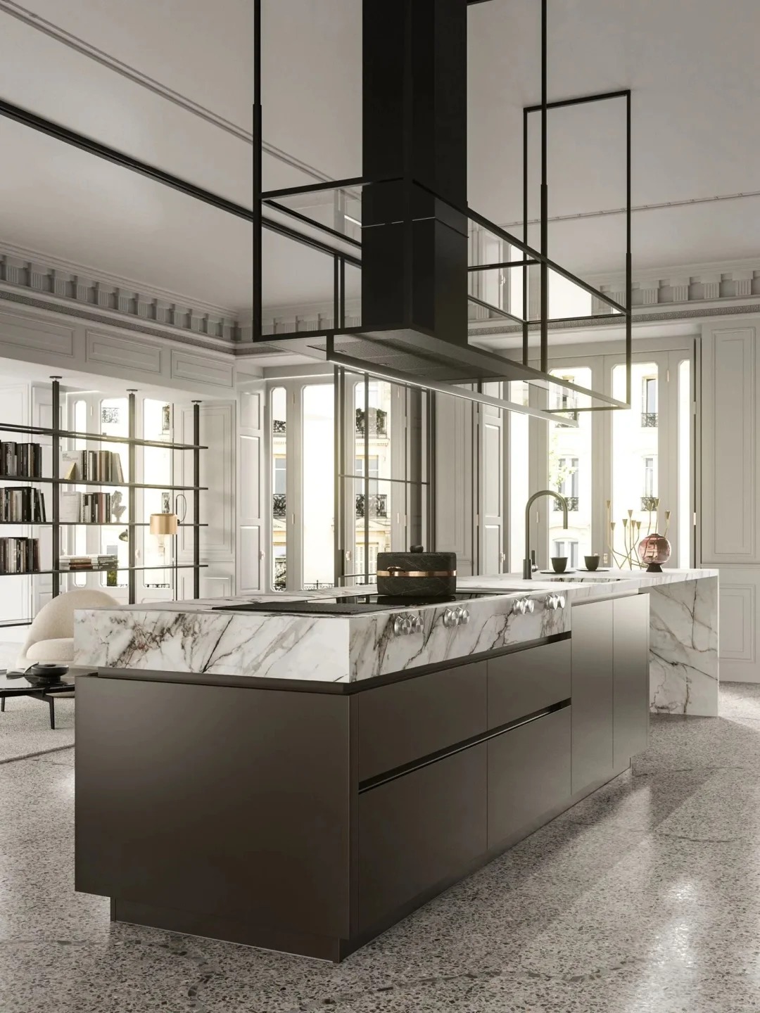 Elegant Open - Kitchen Island: A Blend of Luxury And Functionality
