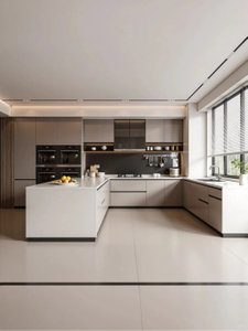 Modern and Simple Open - style Kitchen Cabinets, Creating a Stylish Cooking Space